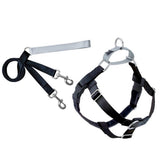 2 Hounds Design Freedom No Pull Dog Harness and Leash Nylon, Swiss Velvet & SS