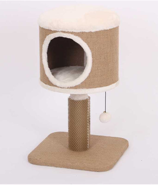 Catry Cat Tree With Cozy Cushion And Scratcher LWH 38x38x60cm