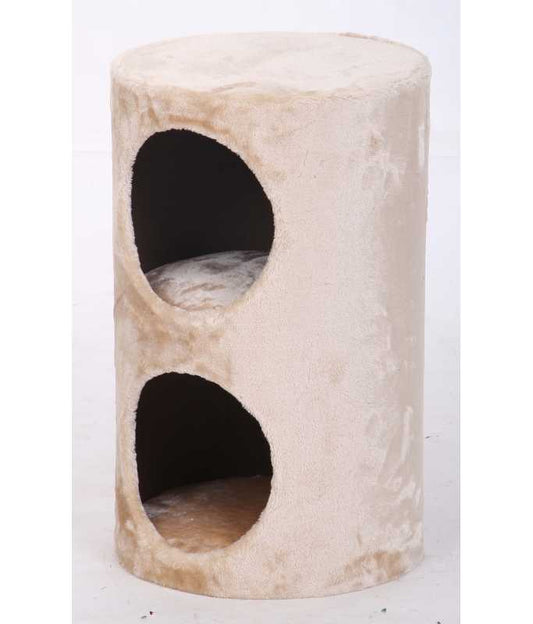 Catry Cylindrical Double House Cat Tree LWH 32x32x52cm