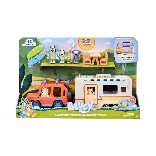Bluey 4WD & Campervan Playset