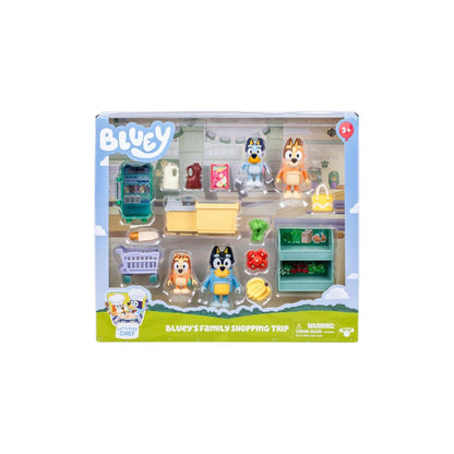Bluey Let's Play Chef Family Shopping Trip Mini Figure