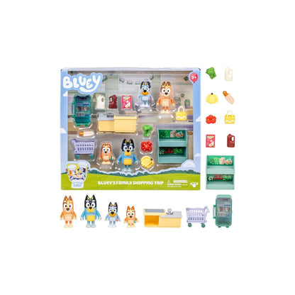 Bluey Let's Play Chef Family Shopping Trip Mini Figure