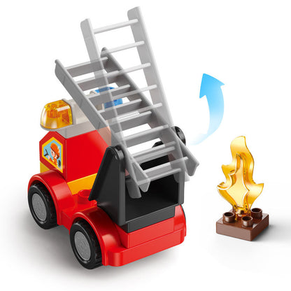 Feelo 55 Particles Mini Fire Station