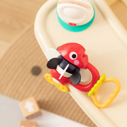 Hola 2-in-1 High Chair Toys & Baby Rattle - Fish