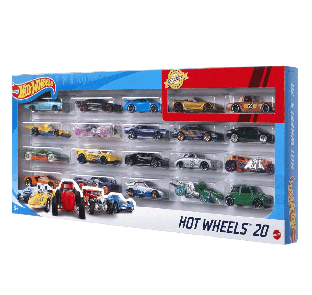 Hot Wheels 20-Piece Toy Car Set