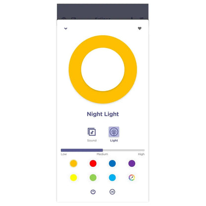 Hubble Eclipse Baby Audio Monitor & Soother - White