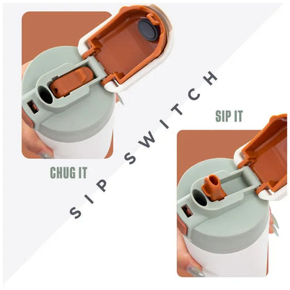 Hydrobrew - Sip Switch Stainless Steel Insulated Water Bottle - 720 ml