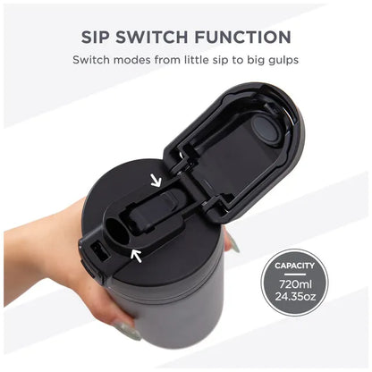 Hydrobrew - Sip Switch Stainless Steel Insulated Water Bottle - 720 ml