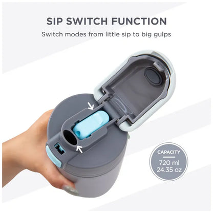 Hydrobrew - Sip Switch Stainless Steel Insulated Water Bottle - 720 ml