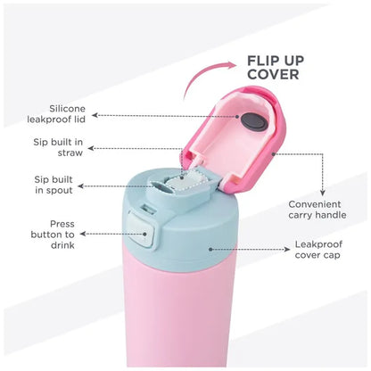 Hydrobrew - Sip Switch Stainless Steel Insulated Water Bottle - 720 ml
