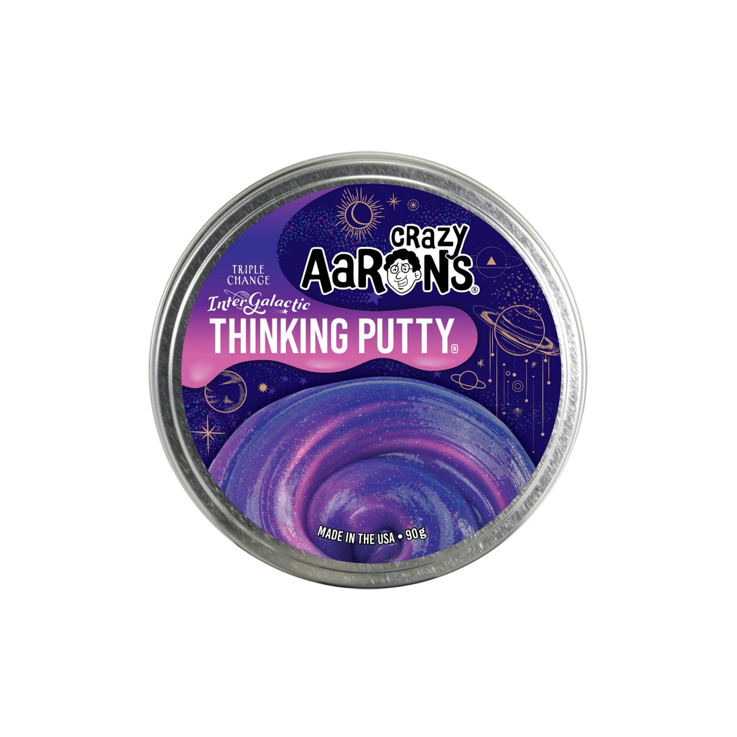 Crazy Aaron's Thinking Putty - Intergalactic Triple Color Changing Putty