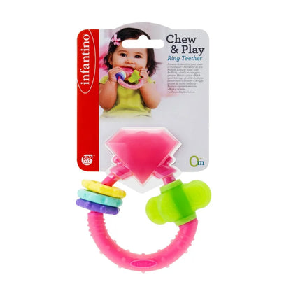 Infantino - Chew & Play Ring Teether