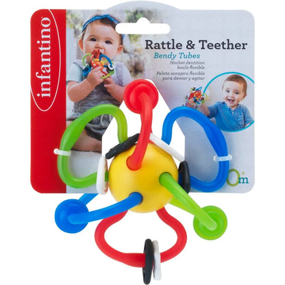 Infantino - Rattle & Teether Bendy Tubes