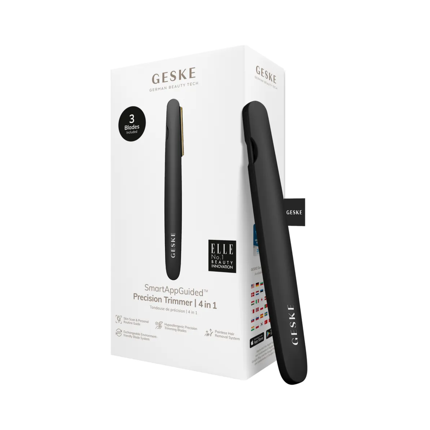 Geske SmartAppGuided Precision Trimmer | 4 in 1 (Gray)