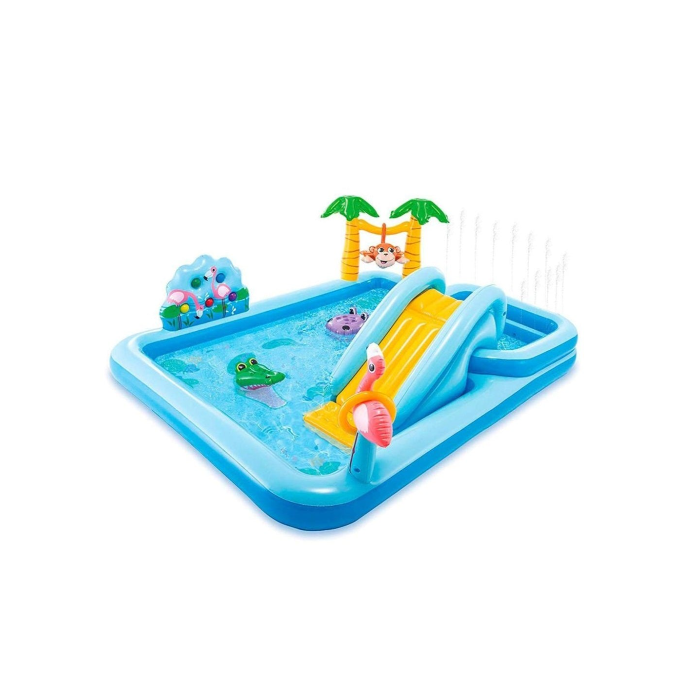 Intex - Jungle Adventure Inflatable Play Center Pool - (L 244 x B 198 x H 71)