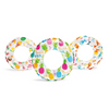 Intex - Lively Print Swim Ring Multicolor - 61 cm
