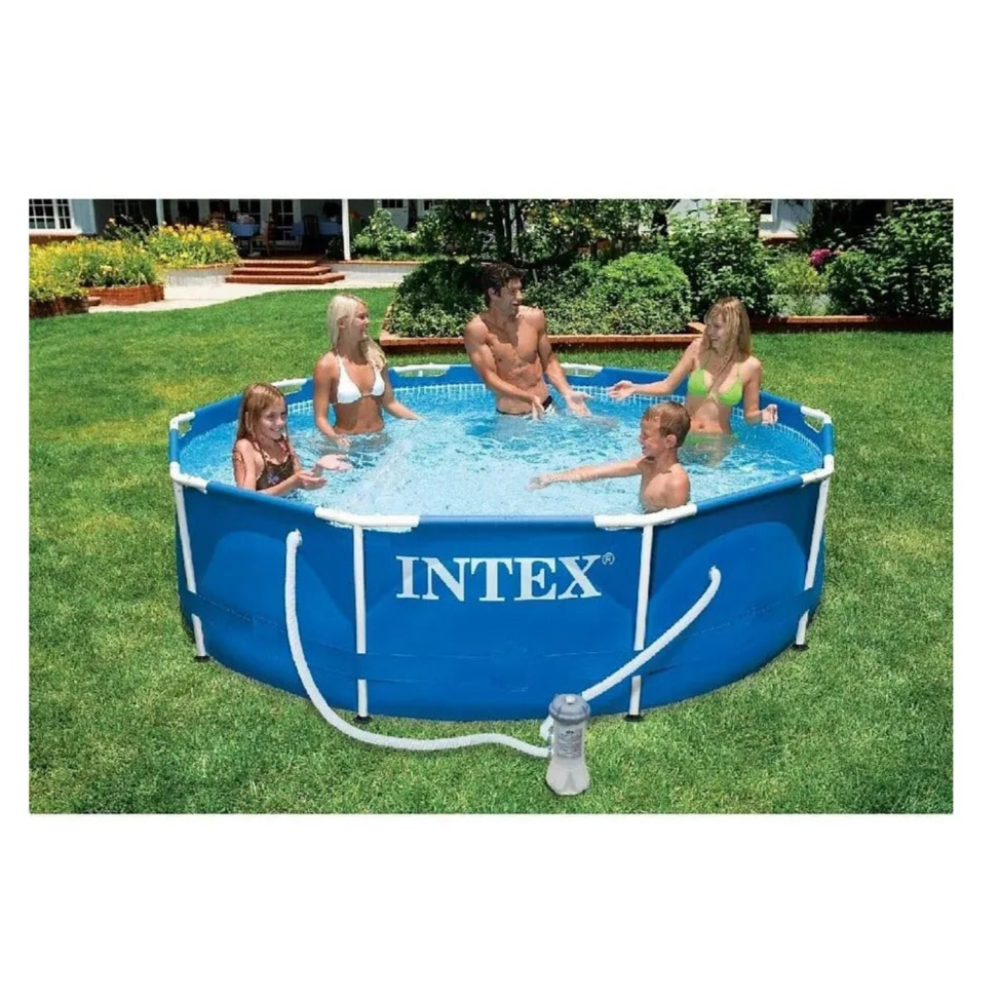 Intex - Metal Frame Pool - Blue - (305 x 76.2 cm)