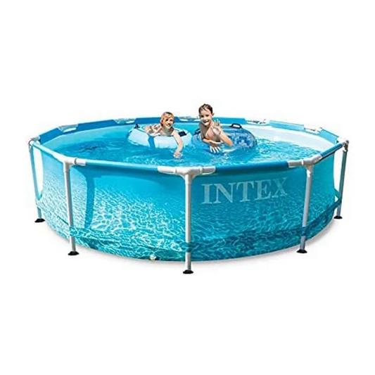 Intex - Metal Frame Pool Set With Pump - (305cm)