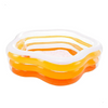 Intex - Pentagonal Summer Cooler Pool - Orange and White - (L 185.0 x B 180.0 x H 53.0 cm)