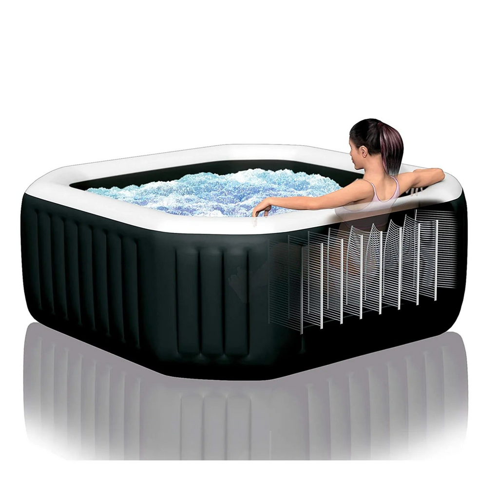 Intex - PureSpa Bubble Massage Inflatable Hot Tub - 4 Person