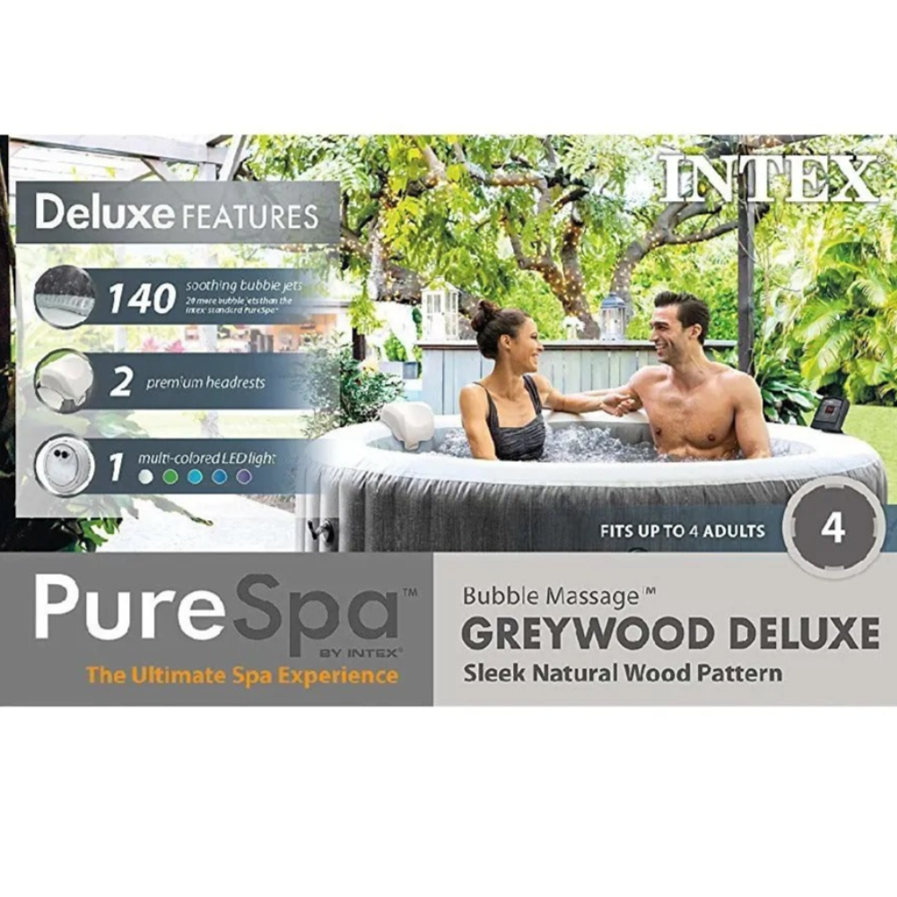 Intex - Purespa Greywood Deluxe Set