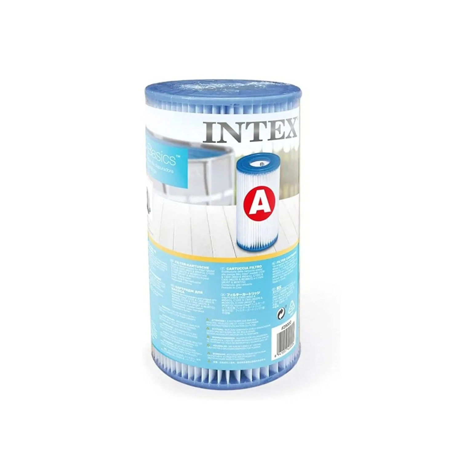 Intex - Recreation Type A Filter Cartridge - Blue