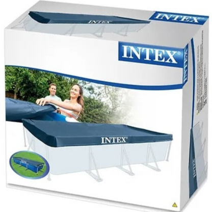 Intex - Rectangular Pool Cover 4.5 x 2.2 Meters - Blue - (L 450 x B 220 cm)