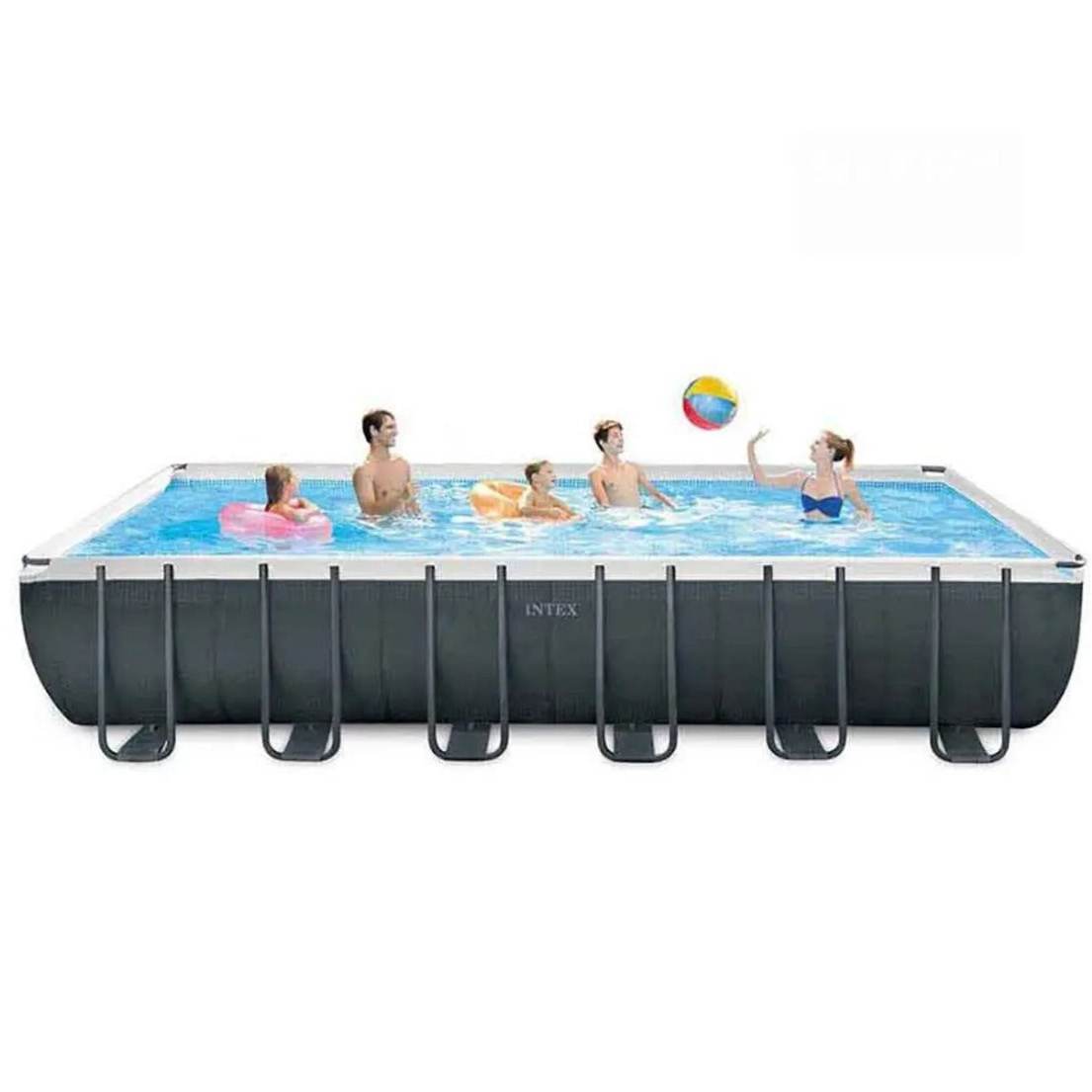 Intex - Rectangular Ultra XTR Frame Above Ground Pool Set - Multicolor - (L 732 x B 366 x H 132 cm)