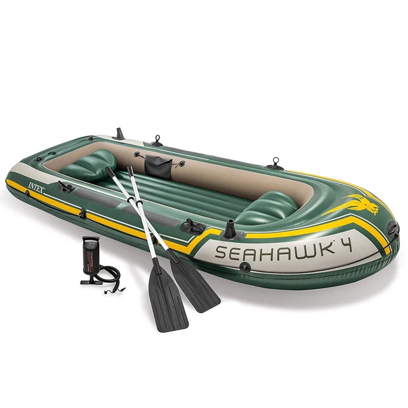 Intex - Seahawk 400 Boat Set - Green