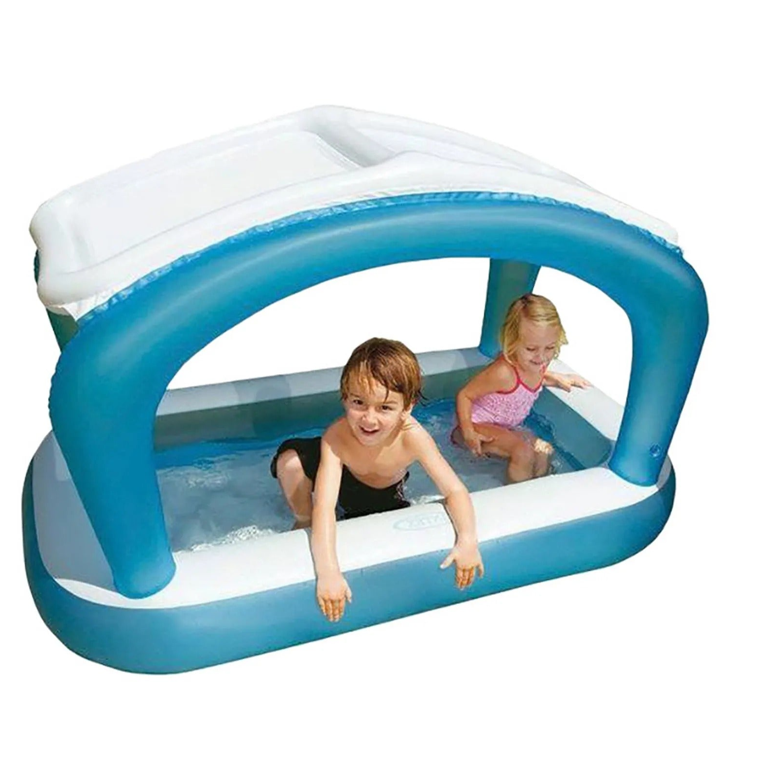 Intex - SunShade Rectangular Baby Pool - (L 157.5 x B 157.5 x H 121.9 cm)