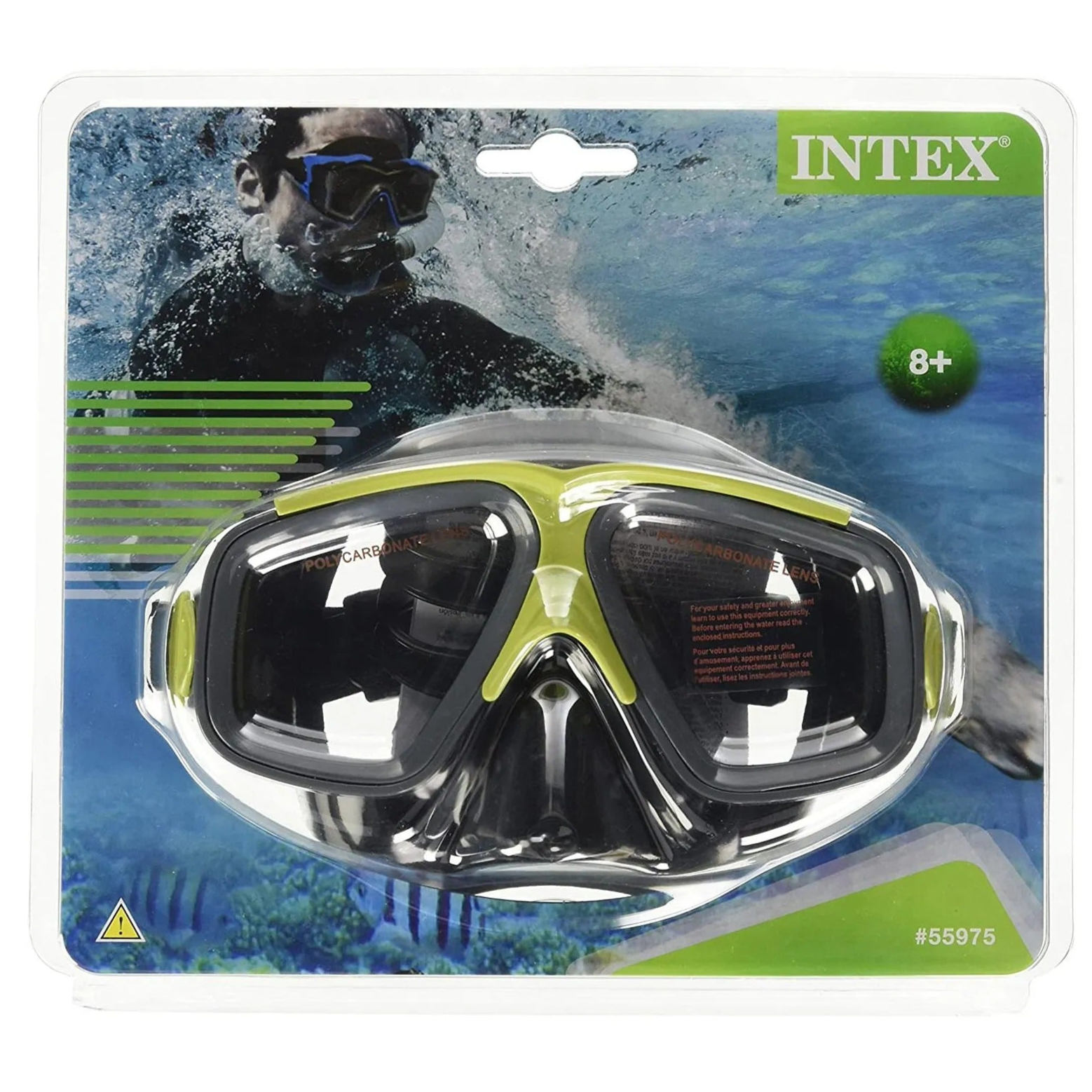 Intex - Surf Rider Masks - Green and Black
