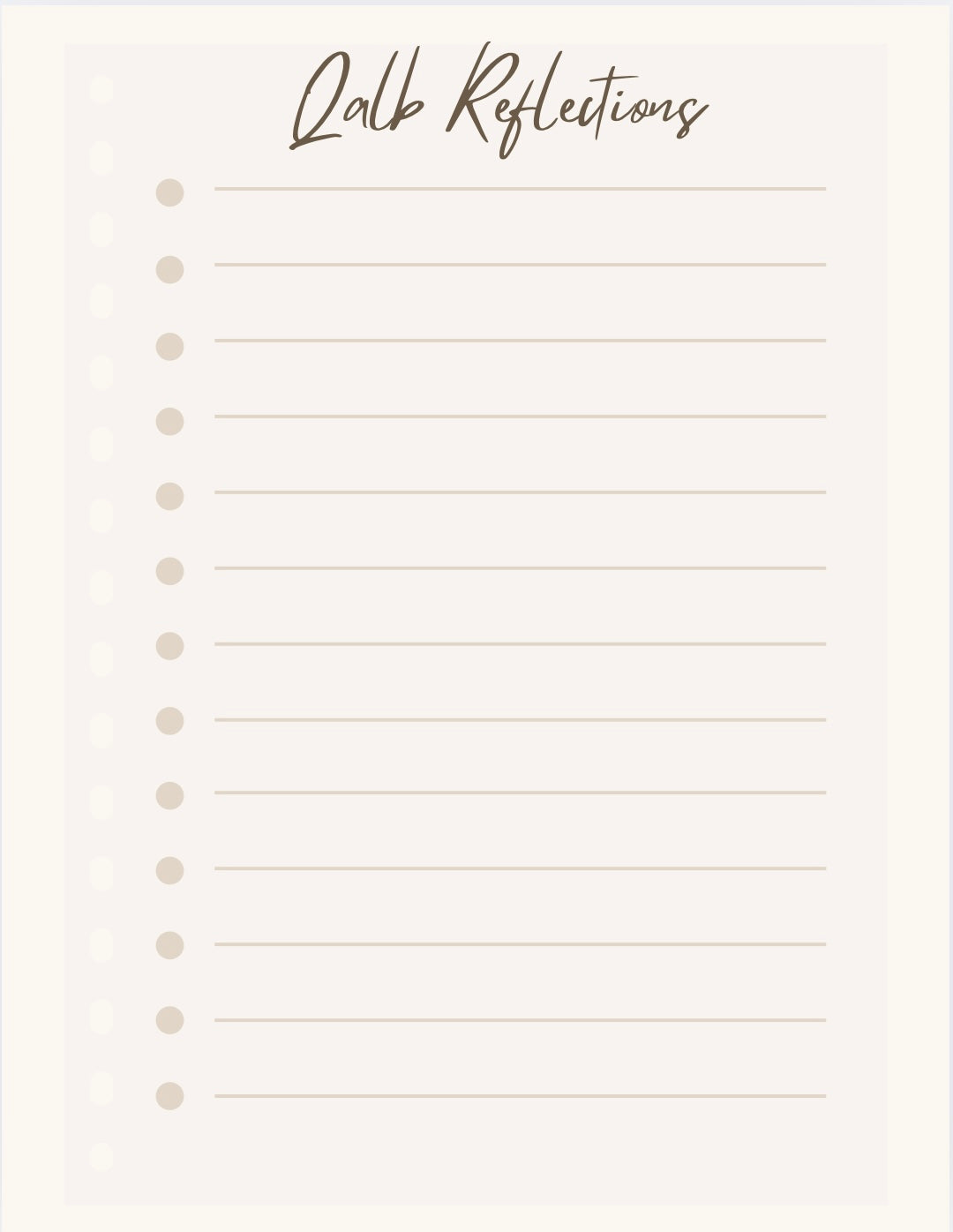 Islamic Journal (Digital PDF) – 30,Days of Heartfelt Reflection & Renewal