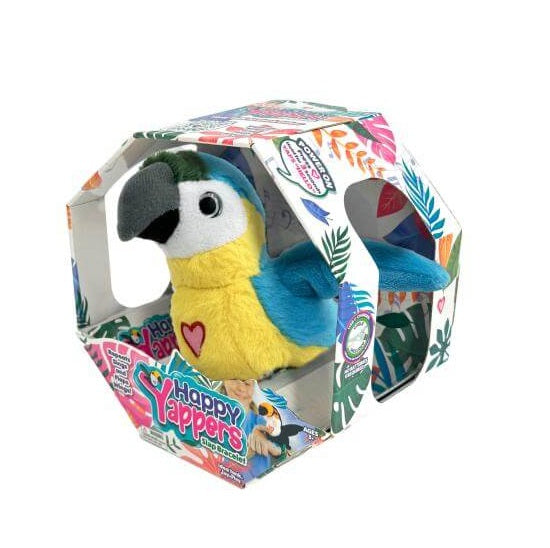 Happy Yappers ~ Blue Parrot Slap Bracelet