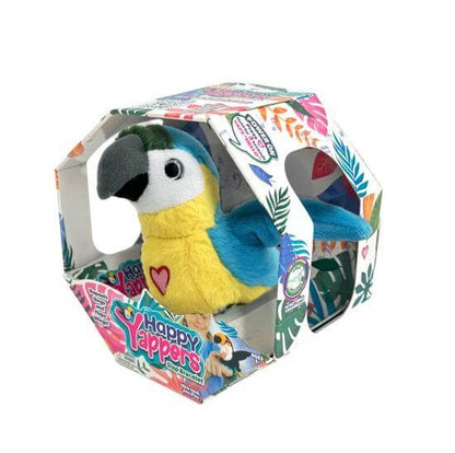 Happy Yappers ~ Blue Parrot Slap Bracelet