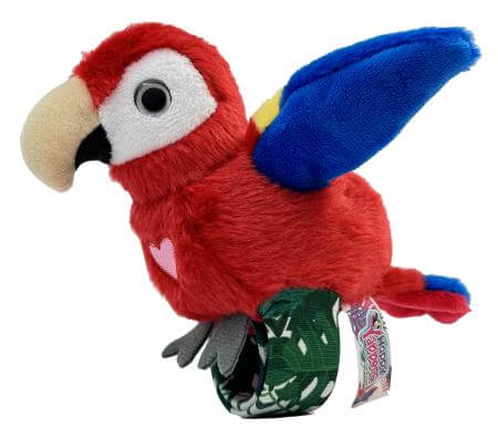 Happy Yappers - Red Parrot Slap Bracelet