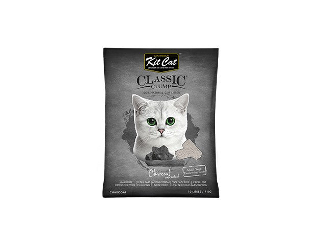 Kit Cat Classic Clump Charcoal 10L