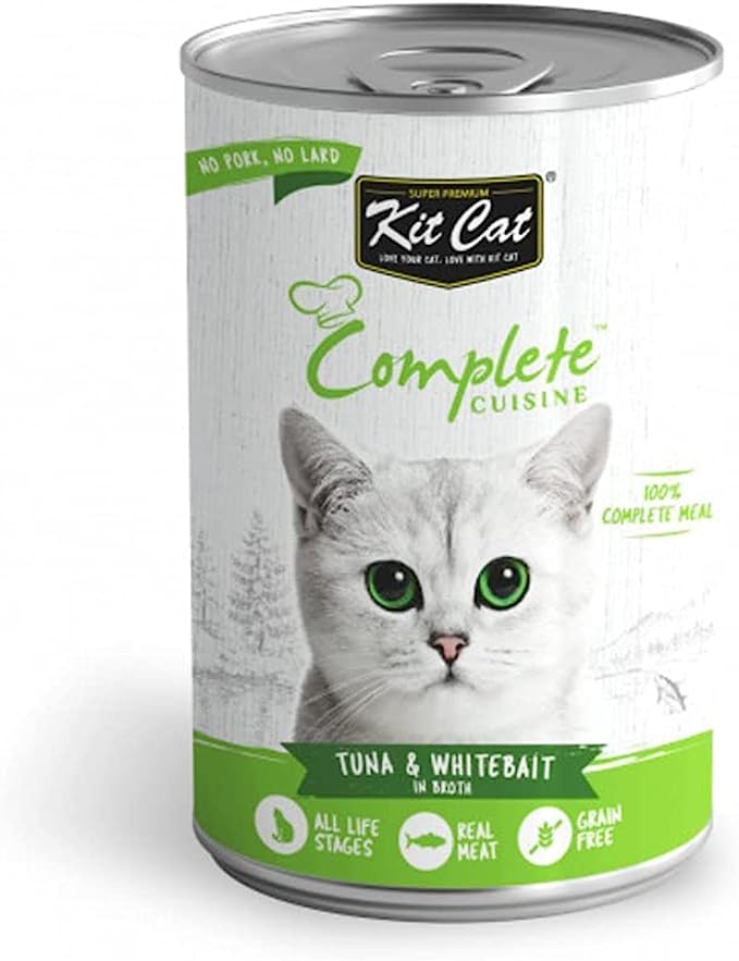 Kit Cat Complete Cuisine Tuna And Whitebait In Broth 150gm