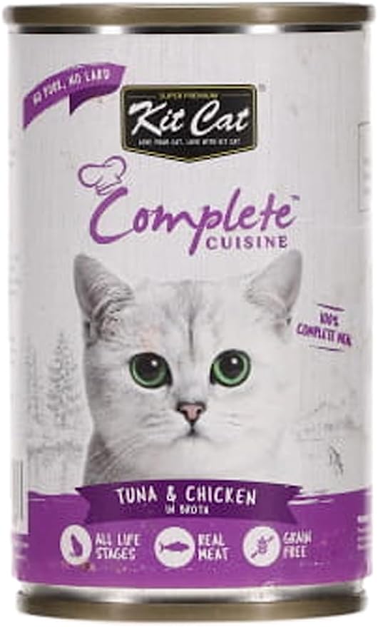 Kit Cat Complete Cuisine Tuna and Chicken In Broth 150gm