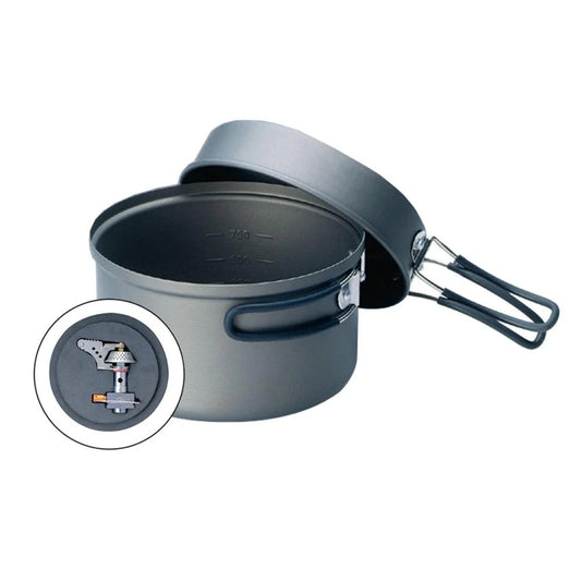 KOVEA Solo Lite Cook Set | Hard Anodizing Cookware Set | High Grade Aluminum