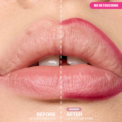 Huda Beauty Lip Contour Lip Stain For 12-Hour Wear - Rosewood