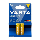 Varta Longlife Battery AA - Pack of 2