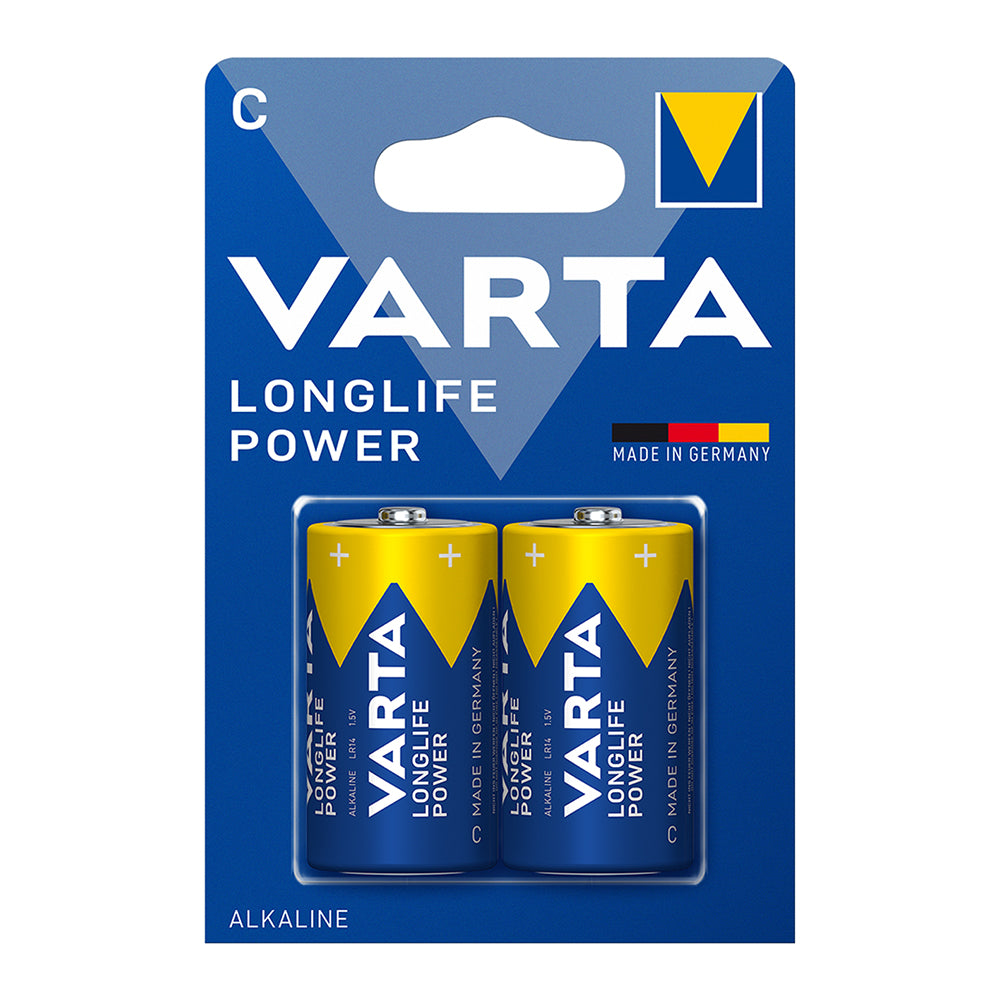 Varta Longlife Battery C - Pack of 2