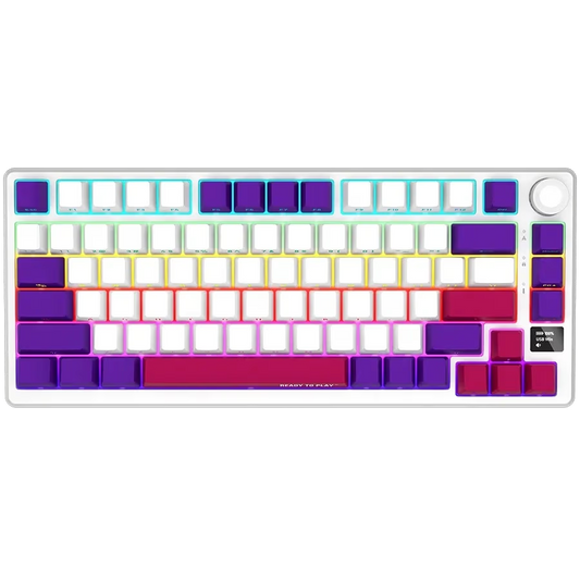 LORGAR KBP7075W Wireless 75% Mechanical Gaming Keyboard Pro White