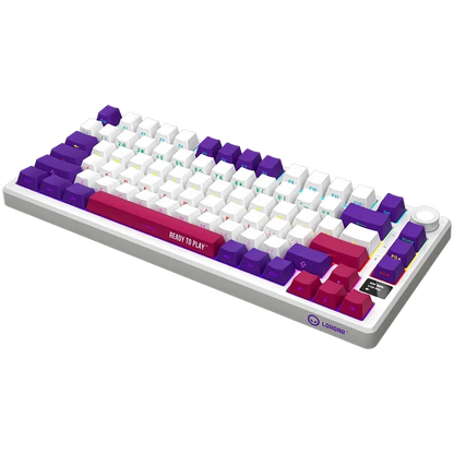 LORGAR KBP7075W Wireless 75% Mechanical Gaming Keyboard Pro White