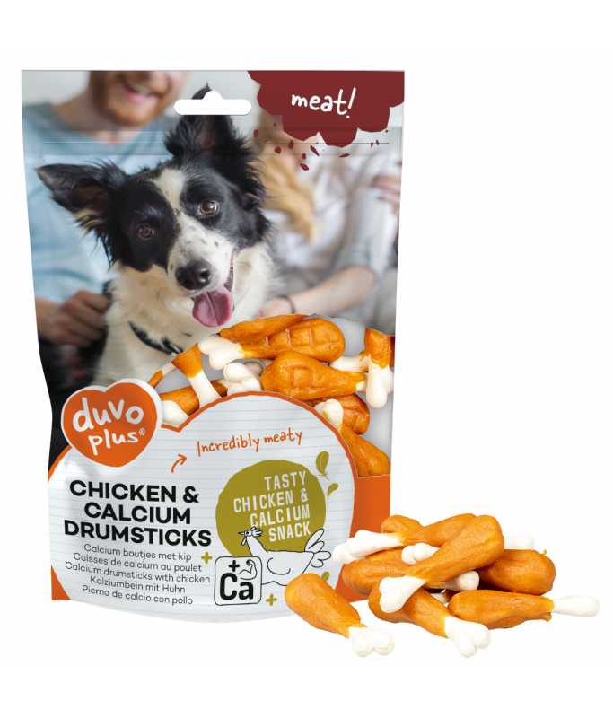 Duvo Chicken & Calcium Drumsticks Dog Snack 180gm