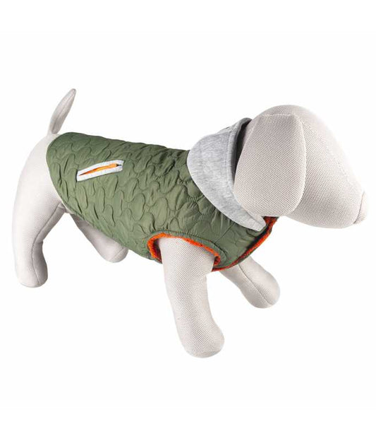 Duvo+ Dog Jacket Urban Grey / Green XL 70cm