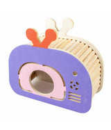 Duvo+ Small Animal Wooden Play House TV Multicolour