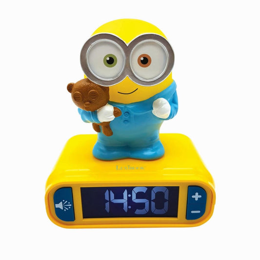 Lexibook - Minions Alarm Clock with Night Light 3D Design