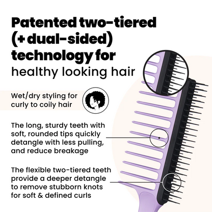Tangle Teezer Comb - Lilac/Black