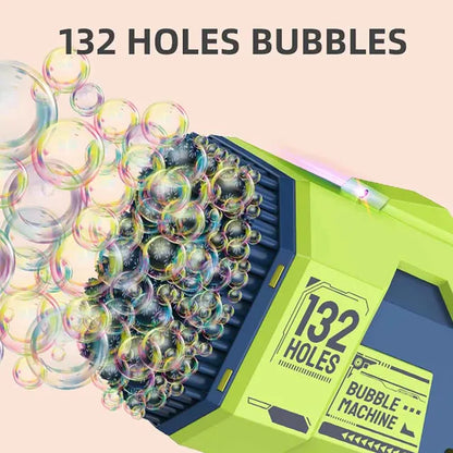 Little Story - 132 Holes Bubble Machine Gun with Light